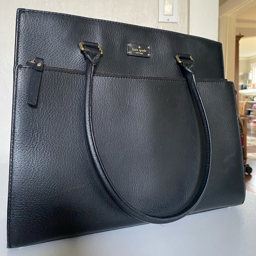 Kate Spade black leather purse